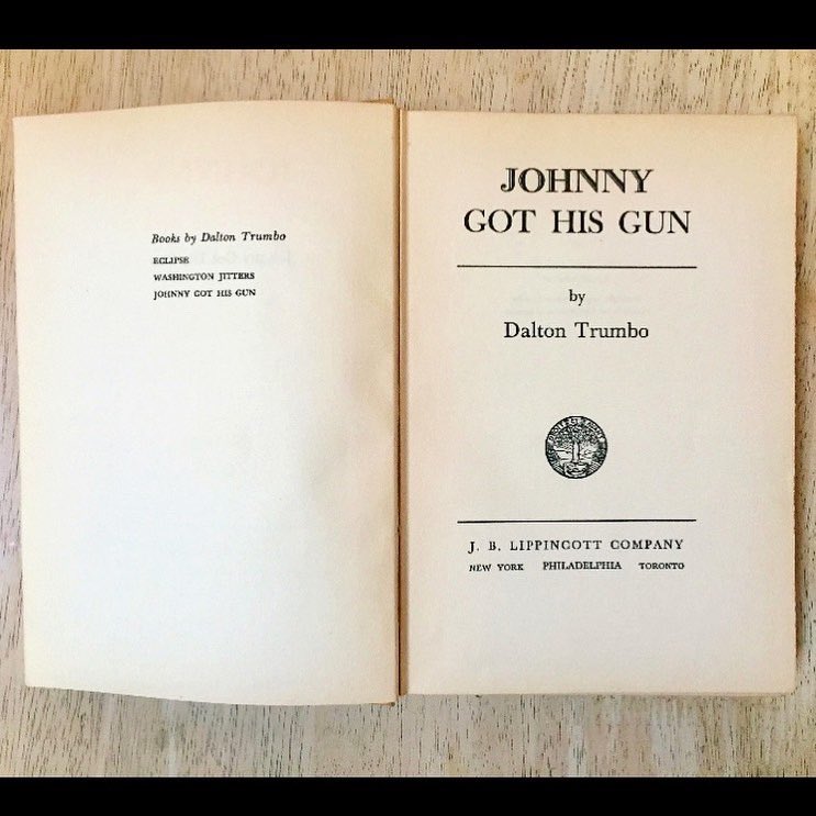 TheEternalMuse's tweet photo. Johnny Got His Gun by Dalton Trumbo. First Edition,First Printing ,1939 - Back
Story of ONE by Metallica...
https://t.co/3J6FiesFYS 🔥 #etsyvintage #etsyfinds #etsybooks #vintagebooks #vintagebooksforsale #ww1history #warstories #metallica #OneByMetallica #giftideas #uniquegifts https://t.co/ovsQV7j0Iq