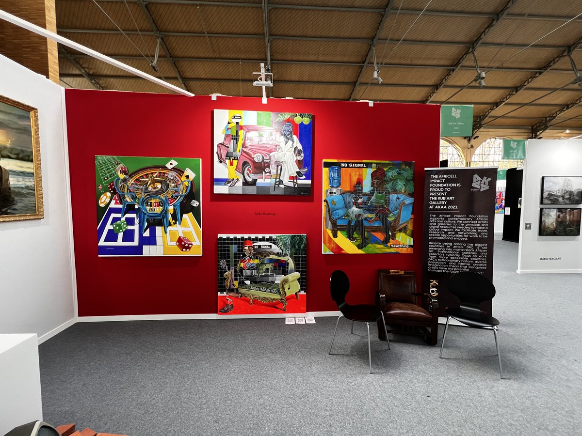 Throwback stand KUB'ART GALLERY at AKAA 2023.

#artwork #african #artcurator #artfairs #cotemporaryart #artcollectors #arts #akaa #painting #mural