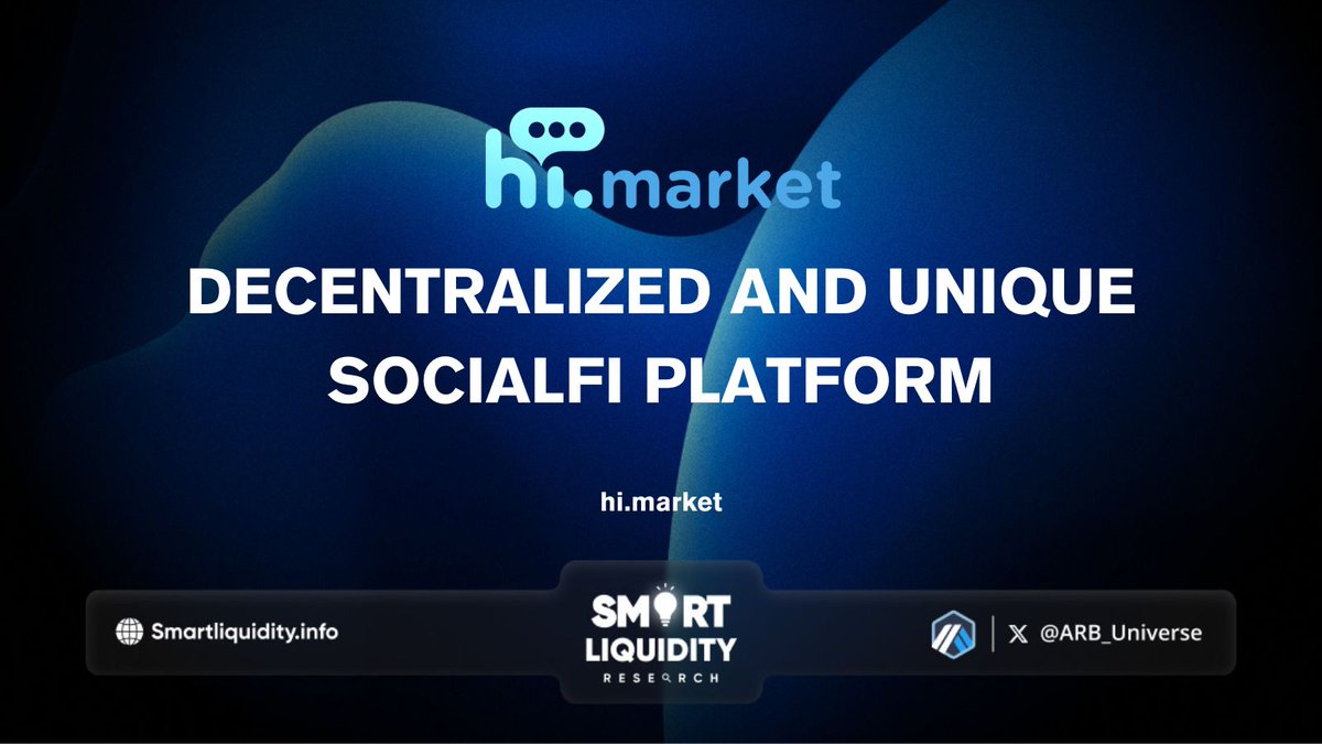 🔥 <a href="/HiMarketSoFi/">hi.market</a> is a decentralized and unique #SocialFi application

🔥 With #HiMarket, you can communicate with your users and provide them with special privileges

✨ Transferable keys
✨ Multi-chain support
✨ Customizable Creator and Holder Fees

🔽VISIT