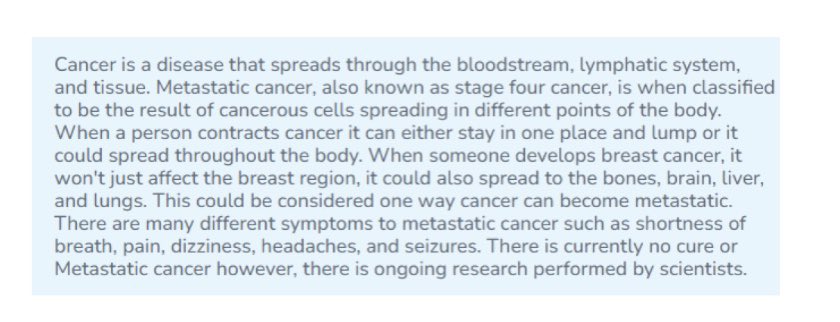 arianakhern's tweet photo. To extend on #celldivision, Ss learned about cancer: what is it, how it spreads, & why we have not yet found “A” cure.
Ss created a #MiniReport in #nearpod (more in comment 🧵).
#Eduprotocols
Thanks to @MrCarrOnTheWeb for the Nearpod link! This worked out great! https://t.co/aHq7DwOgdk