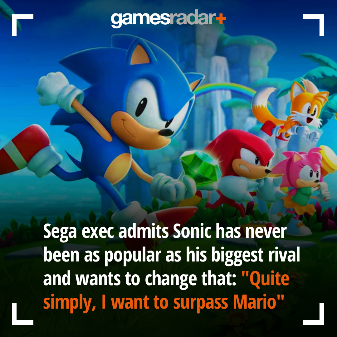 Sega exec wants Sonic to surpass Mario