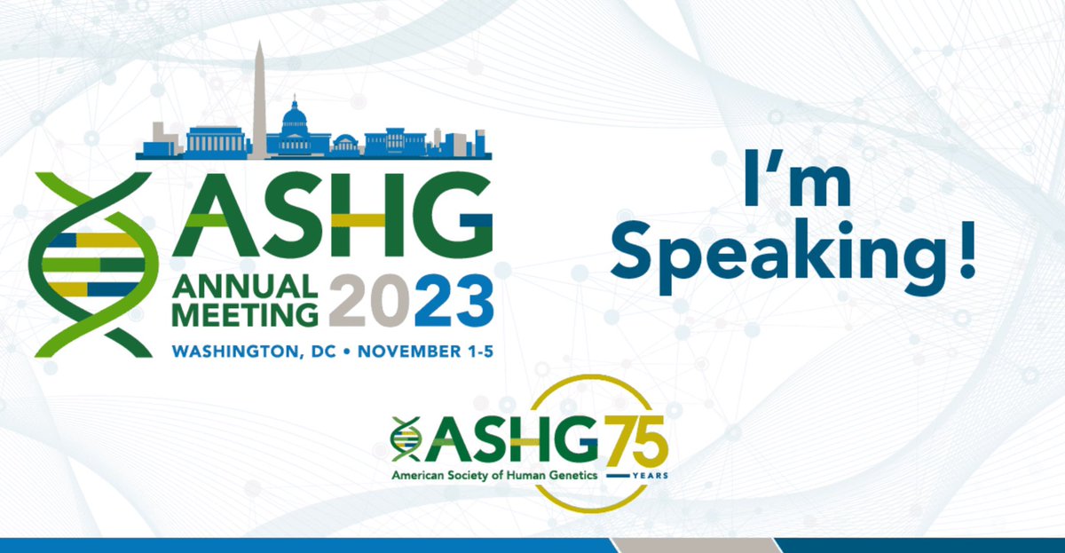 Want to hear more about how #DNA #methylation can be used to diagnose #pediatric #epilepsies? Come out and hear me speak about it at the #ASHG2023 platform tomorrow morning at 10:45am in convention center/ballroom A/level 3! 🧠🧬