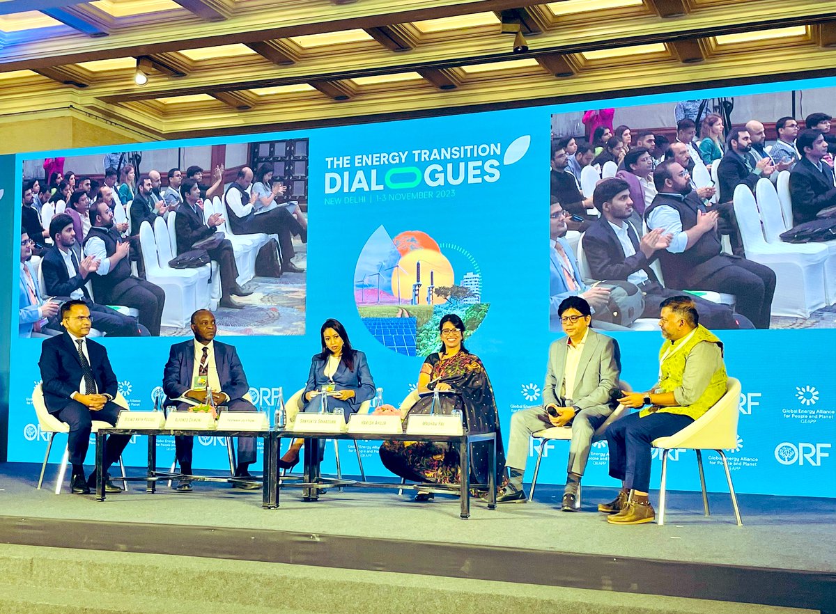Delighted to address the #TETDIndia23 curated by @orfonline @samirsaran-focused on key roles of State & municipal govts in accelerating a #Just #equitable #energytransition by focusing on #decarbonization, #Decentralization, #Digitalisation, #Skilling & robust M&E !!
#SDG7 for👨‍👩‍👧‍👦