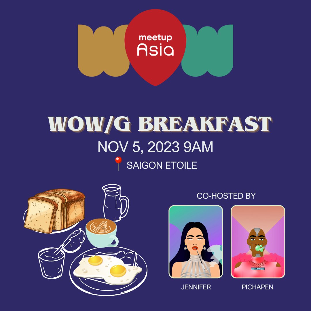 WoW/G Hong Kong Breakfast Starts Tomorrow! Join us for a delightful Sunday morning and connect with other holders from around the world!