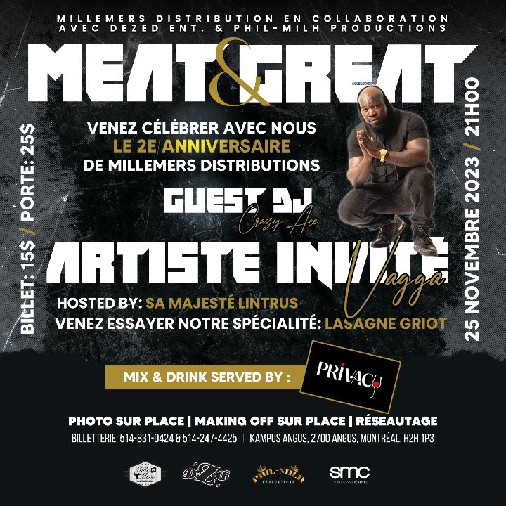 Contacez-Moi Pour Vos #Billets Dès Maintenant 15$ À L’Avance