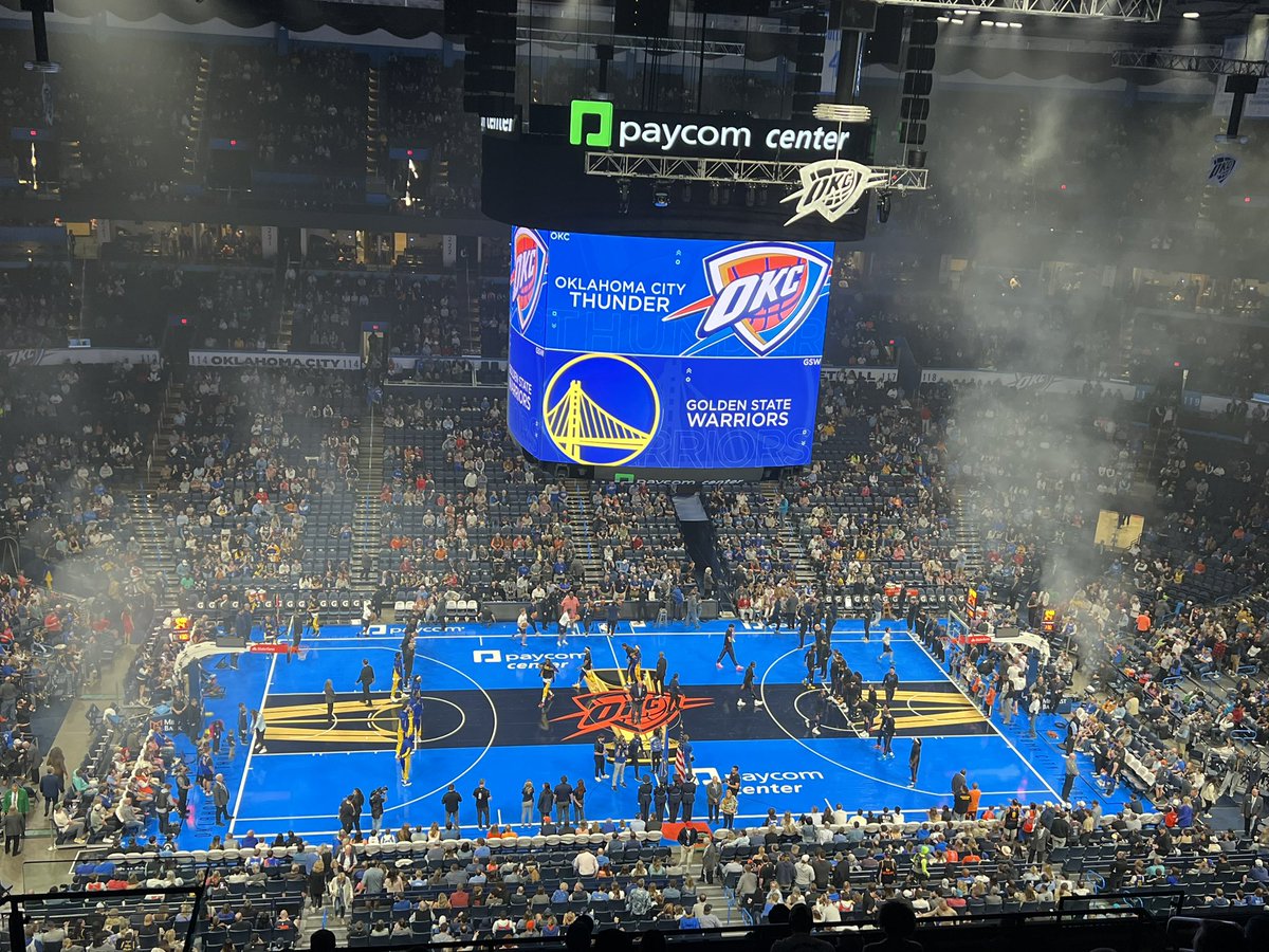 Attending the first ever In-Season Tournament in NBA history! #ThunderUp #1OKC