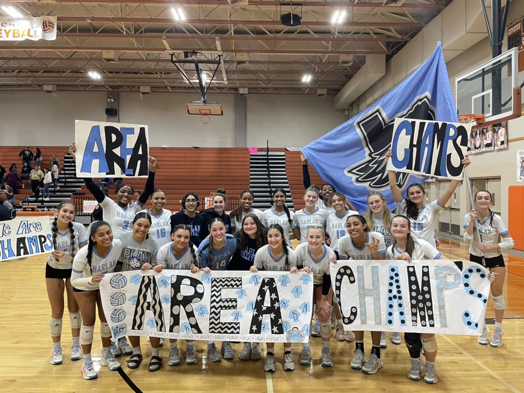 AREA CHAMPS 🏐 

#HawkYeah <a href="/NISDHarlan/">Harlan High School</a>