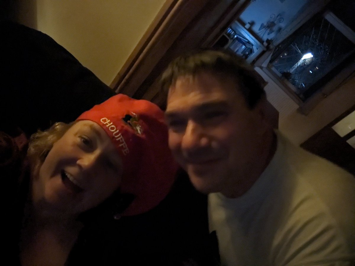 He brought me beer and a hat 😄😄😄😄