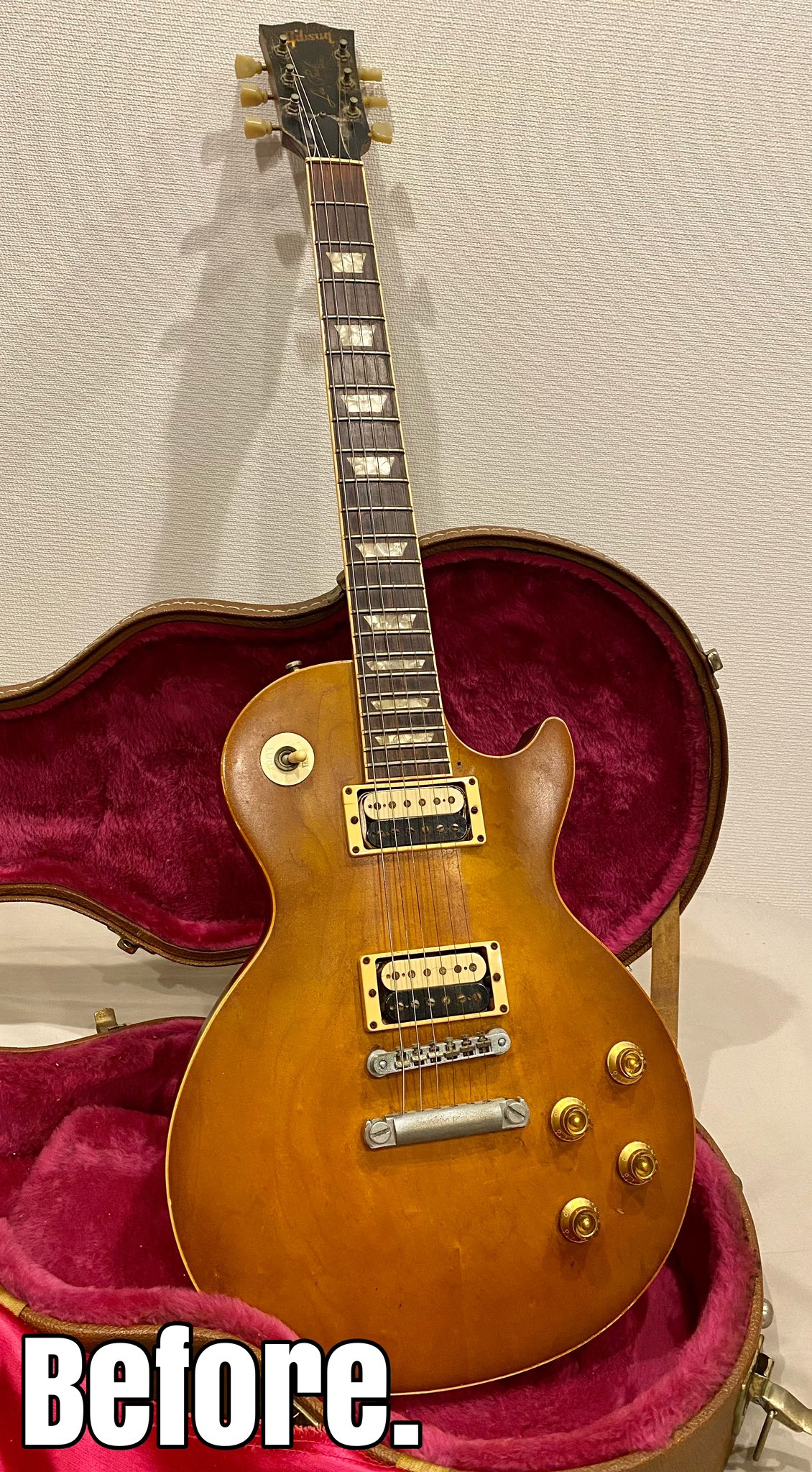 メ1017-88epiphone レスポールSTANDARD PRO つまみ破損 メ1017