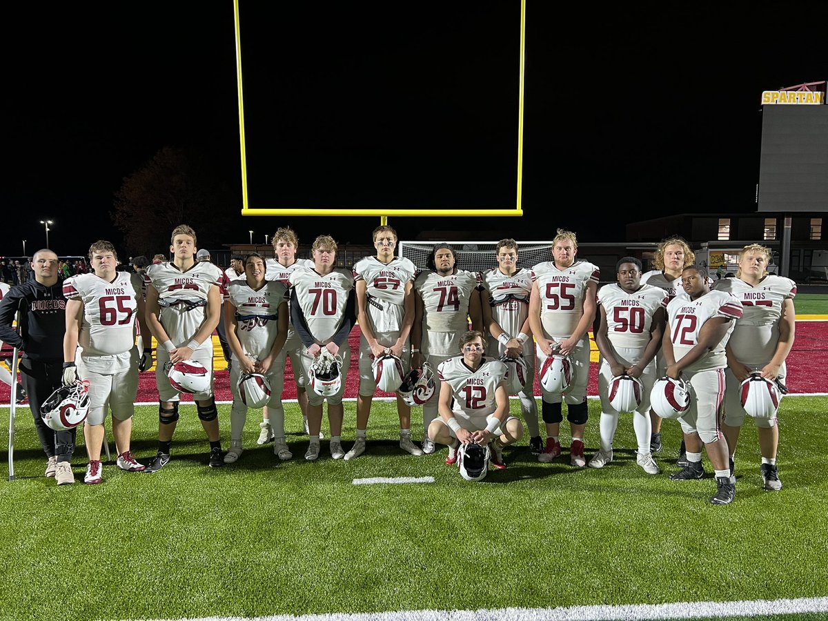WOW!!!! What a game. Down 14 points 5 minute into the game! Then 35 unanswered! Winner winner chicken dinner! Proud of these guys up front. They lead the way!!!! Our Qb snuck into this pic.