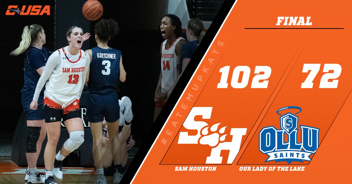 Bearkats_WBB's tweet photo. Bearkats put up 102 for the win. 

#EatEmUpKats https://t.co/B1DkKDEWe2