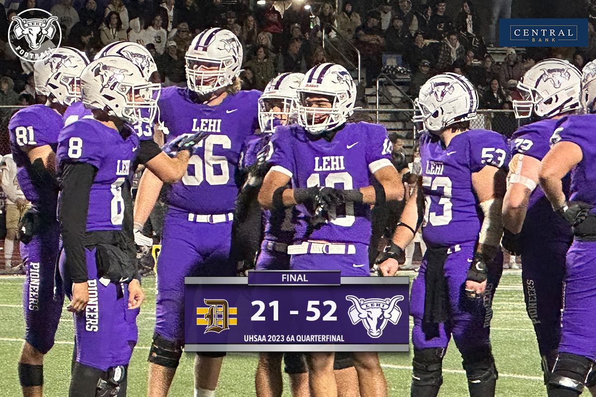 FINAL

Davis  21
LEHI   52

@LehiGridiron
@LehiAthletics
@OfficialLehi