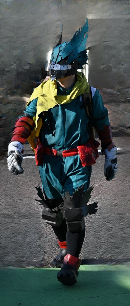 ってことで学祭で初コスしてきました #コスプレ #cosplay #デク ヒロアカデクコスプレ