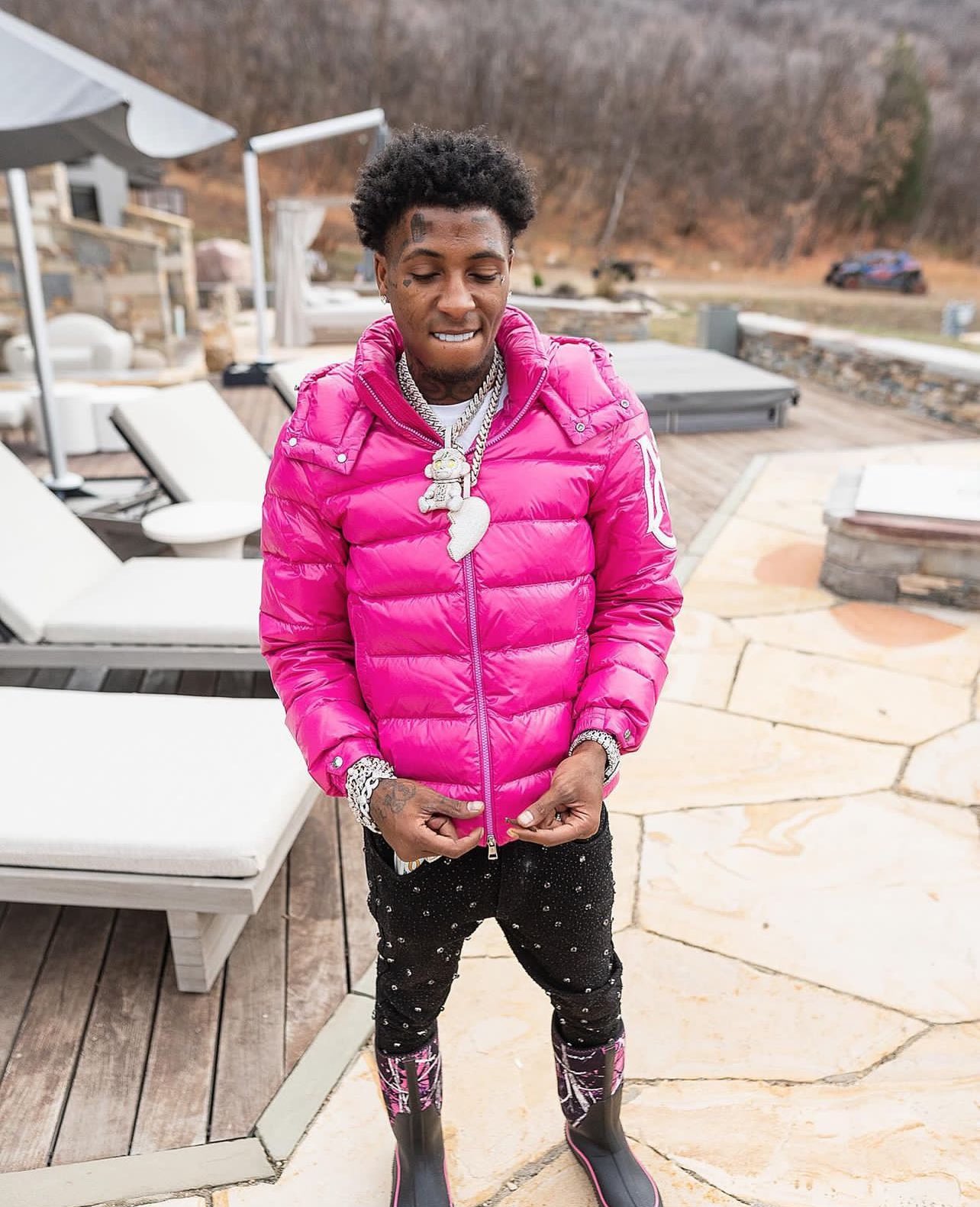 Nba youngboy bandana jacket hotsell