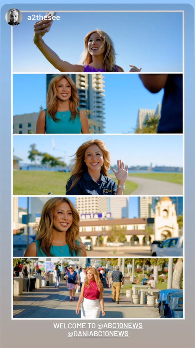 PROMOS 📸
Hi San Diego ☀️ I’m your newest morning reporter on 10News – ABC San Diego KGTV! Please get in touch &amp; feel free to email me a story idea: Danielle.Miskell@10news.com 

Thank you Adriene for these shots!