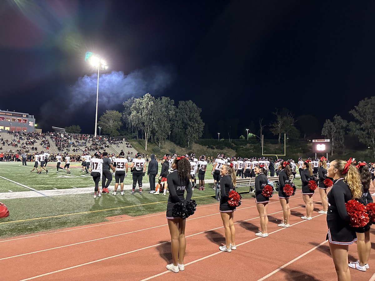 First round of playoffs underway for ⁦<a href="/PVHS_Seakings/">PVHS</a>⁩ football. Let’s go Kings! 🔱❤️👑