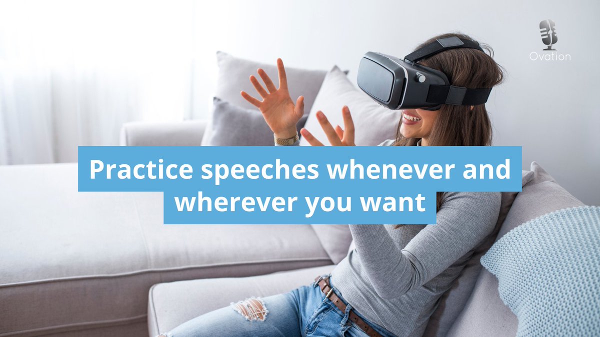 Ovation lets you practice your speeches whenever and wherever you want. With simulated audiences and real-time feedback, you can refine your presentation skills on your own terms. Try it yourself: ow.ly/Vl1m50Q1XoI

#VR #EdTech #VirtualReality