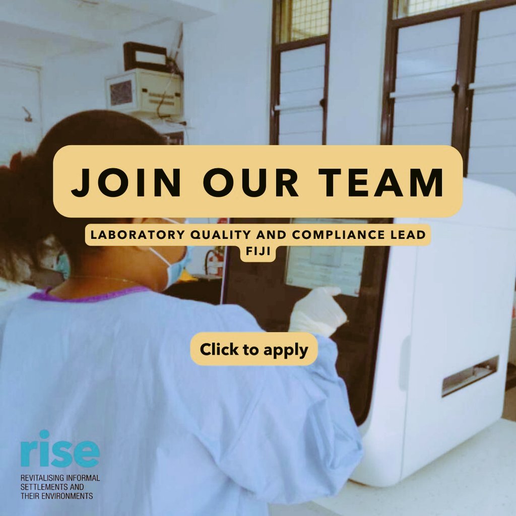 HealthFiji's tweet photo. 📢Are you passionate and ready to be part of the #RealWorldImpact Team?
We are #hiring with partners @MonashUni a suitable and experienced #LabQualityandCompliance for #FIPHR @FNUFijiMedical for the #RISEProgram in 🇫🇯
Click 👇 to learn more &amp; #apply 
https://t.co/FU9kaszTO9 https://t.co/cGph0RKqIS