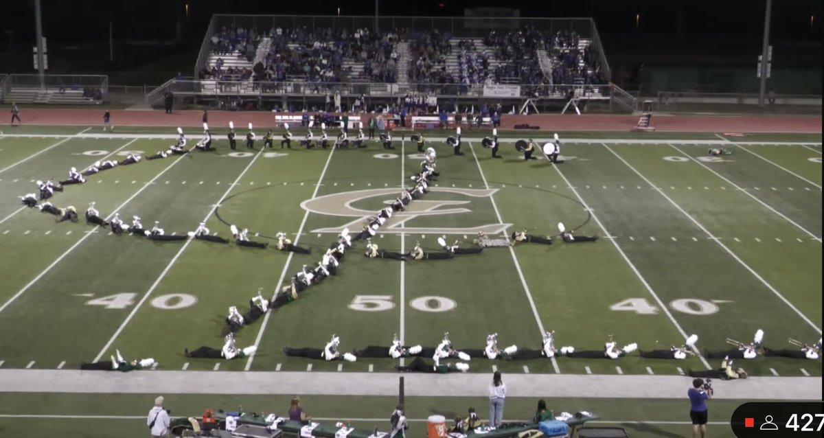 This is my favorite performance every year. Y’all are incredible! @CLHawkBand 💚💛💚