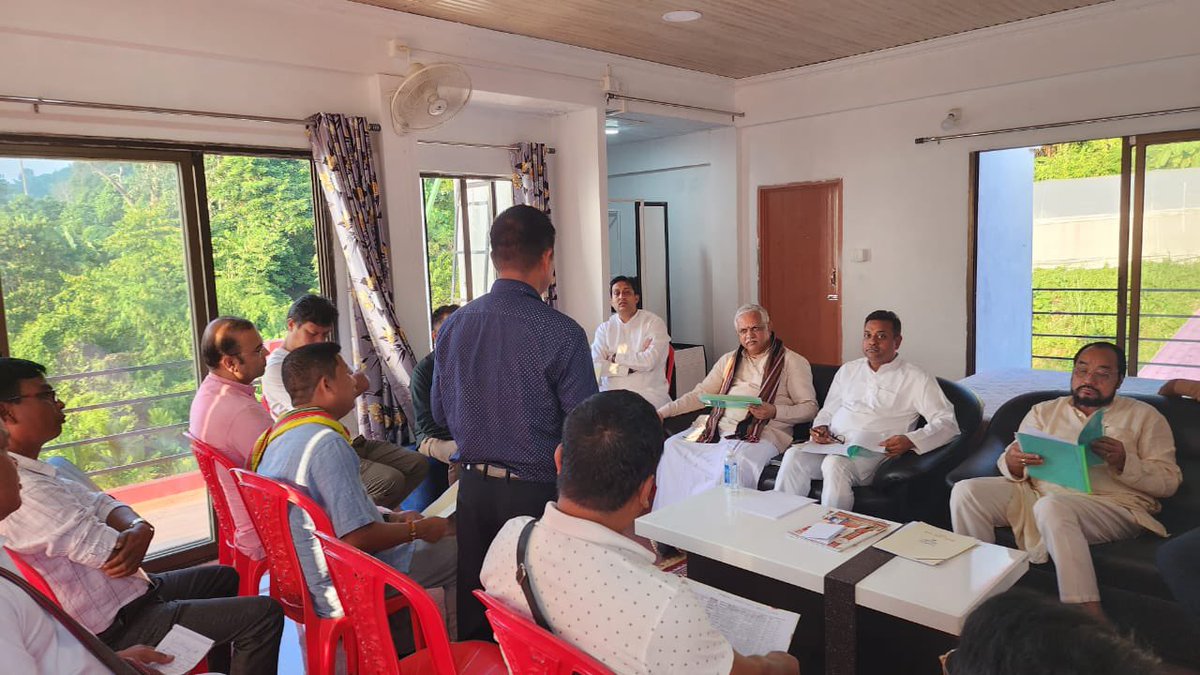 Participated in various review meetings at Mamit District and Aizawl in Mizoram along with @BJP4India, GS(Org) Shri @BLSantosh ji!