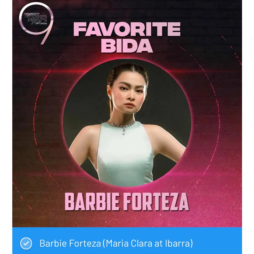 BarDality's tweet image. Power Vote!!

#BarDa | #BarbieForteza | #DavidLicauco |  #RAWRAwards2023