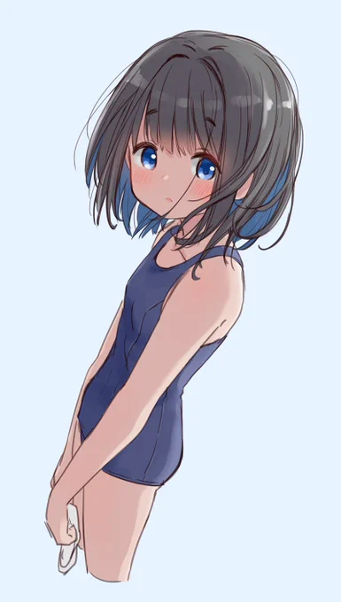#おっぱいの小さい絵を描くのでフォローしてください小さいのも無いのも良き 