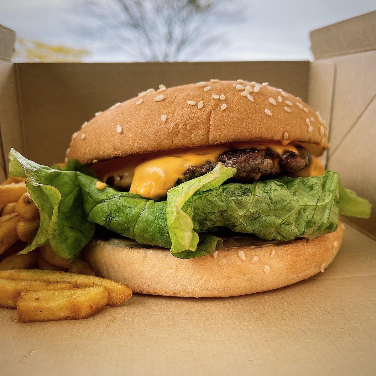 kusakurataisho's tweet photo. コーナーゲートバーガーのチーズバーガー #cornergateburger https://t.co/AAjForH8Nc