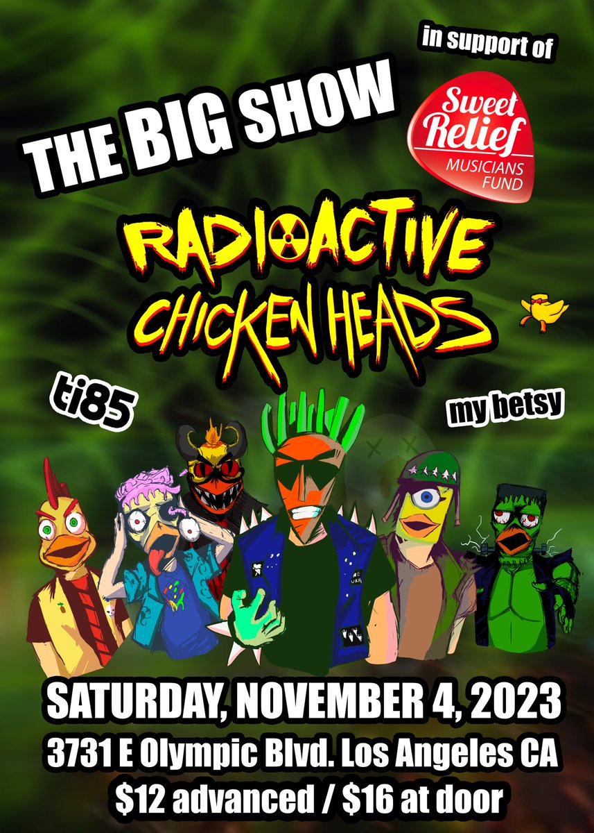 Radioactive Chicken Heads tweet media