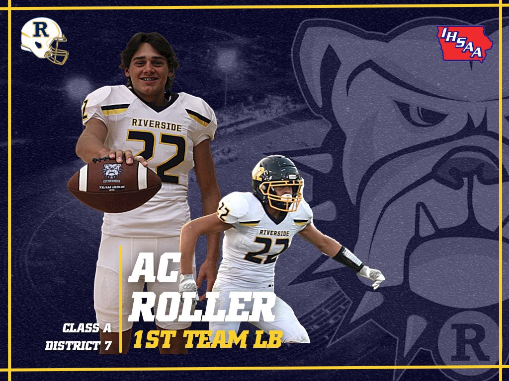 Congrats to AC Roller on being named the Class A, District 7 First-Team Linebacker!

63.5 tackles
4 TFL

#RivFootball