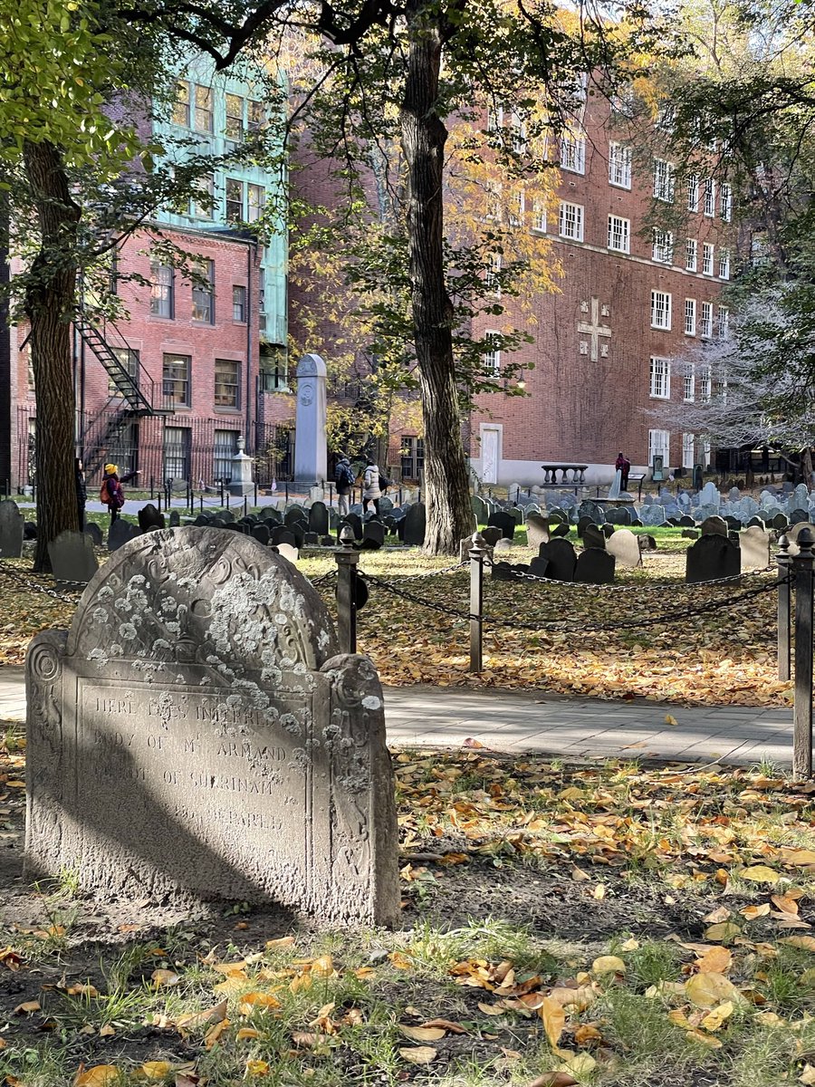 Walker_OW's tweet photo. First stop: Boston Common where we admired the fattest pigeons we’ve ever seen and saw where some pretty significant people of the revolution are buried. 

@nhsjc @kspaonline @OlatheCTE @OlatheWestOwls @OWNovacekOWLS https://t.co/jv8B7U4OUN