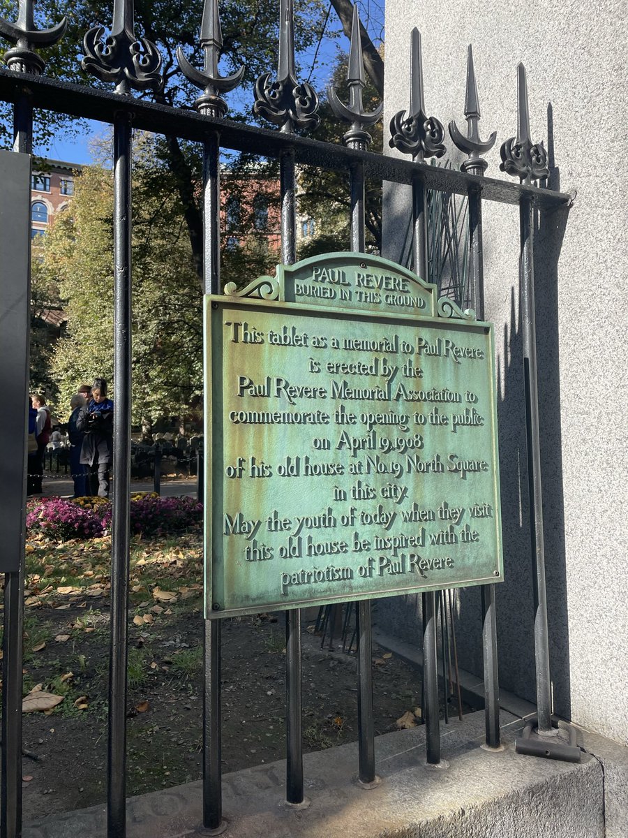 Walker_OW's tweet photo. First stop: Boston Common where we admired the fattest pigeons we’ve ever seen and saw where some pretty significant people of the revolution are buried. 

@nhsjc @kspaonline @OlatheCTE @OlatheWestOwls @OWNovacekOWLS https://t.co/jv8B7U4OUN