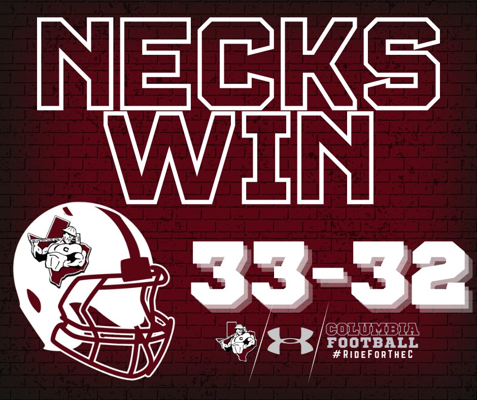 CHS_Roughnecks's tweet photo. NECKS COMEBACK TO WIN!!! 33-32 over Royal!
#RideForTheC https://t.co/TW0Z5d4KBP