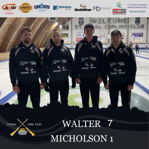 We are out in Gimli this weekend as we try to book our spot into this years Viterra Championship!

Got off to a good start with a win this evening. We hit the ice again tomorrow at 2pm.
<a href="/GoldlineCurling/">Goldline Curling</a>