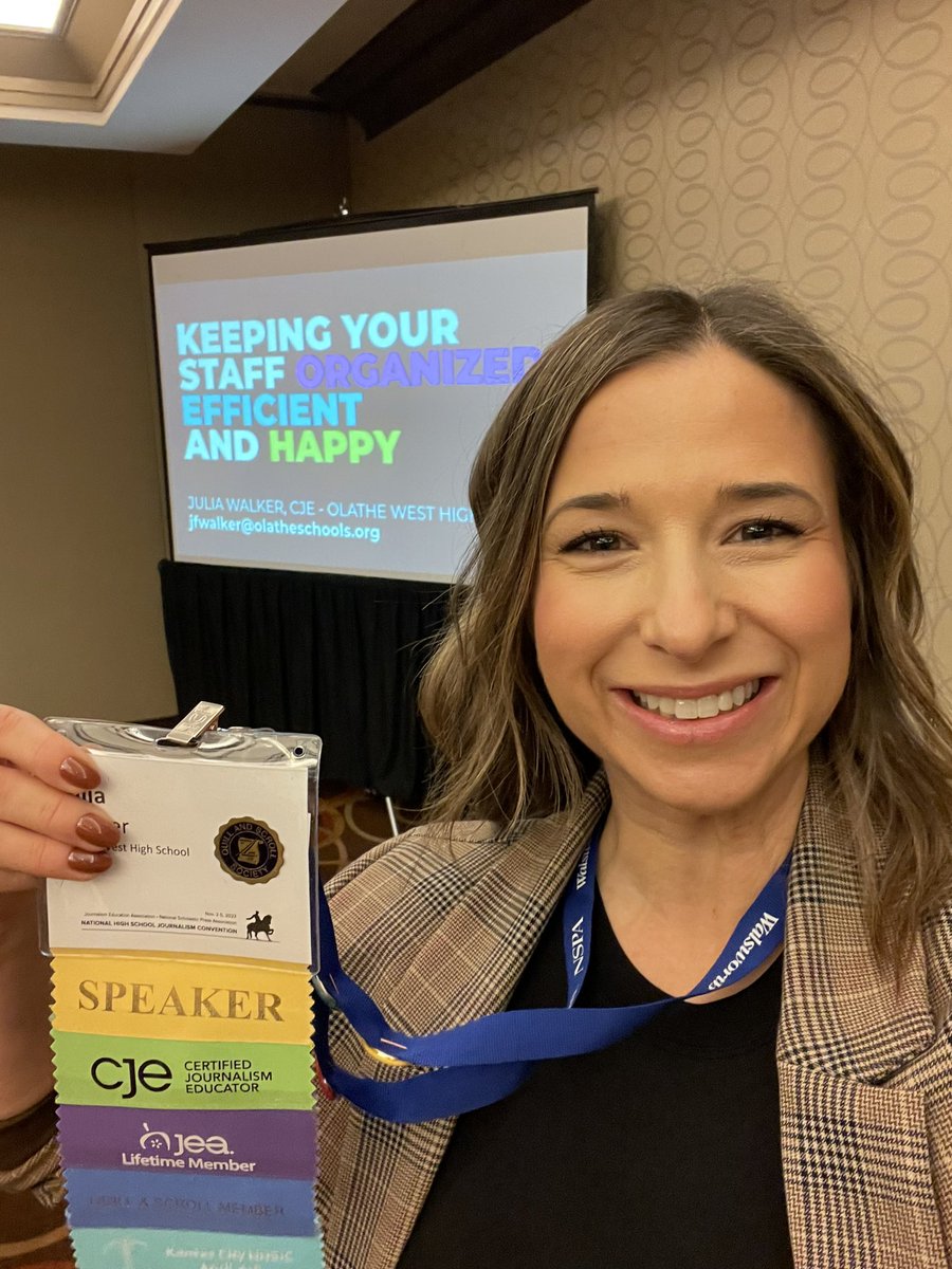 Started day 2 with presenting a session on staff organization and team building ideas!

<a href="/nhsjc/">JEA/NSPA NHSJC</a> <a href="/kspaonline/">KSPA Online</a> @OlatheCTE <a href="/OlatheWestOwls/">Olathe West High</a> <a href="/OWNovacekOWLS/">Jay Novacek</a>