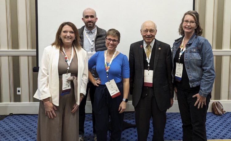So honored to lead alongside  these fabulous educators with different areas of expertise to support Early Career Educators with AMLEs mission! <a href="/ProfJPizzo/">Joseph Pizzo</a> <a href="/hstefanski/">Heather Stefanski</a> @ will murphy @ lisatripp #AMLE50 #amleconstitiuentcommittee #l