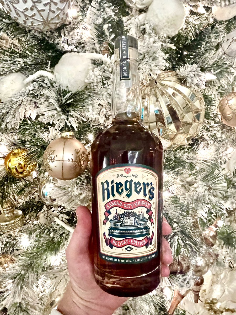 Tree is going up. 

Whiskey is going down. 

<a href="/JRiegerCo/">J. Rieger & Co.</a>