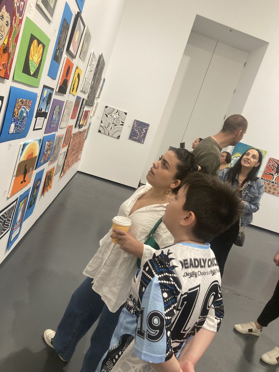 Congratulations Navarone <a href="/prairievale_ps/">Prairievale PS</a> whose 3 artworks are exhibited at Mil-pra AECG Art Exhibition @casulapowerhouse : Generations, Our Elders, The Mystical Country. #CowpastureNetwork <a href="/NSWEducation/">NSW Dept of Education</a> <a href="/FairfieldAECG/">Fairfield Local AECG</a>