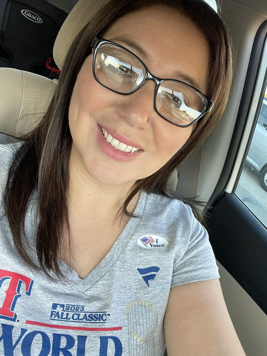 #BetheONE that votes!  #OneLISD 

I voted for for my students, future students, and my 3 children.