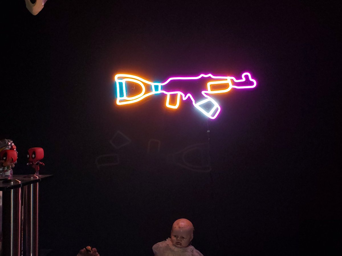 Thornrayne's tweet photo. First #NeonLED sign, @playrust AK for my son https://t.co/E4LV6UHNIW