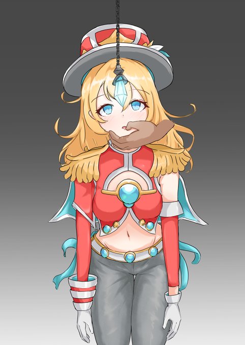 遊戯王OCGより ペンデュラム・ウィッチ 催眠誘導のセリフとかツイートにない差分結構作ってpixivに置いてますので全編見たい方は↓のリンクからどうぞ 脱ぎ差分もあるよ https://www.pixiv.net/artworks/113124773