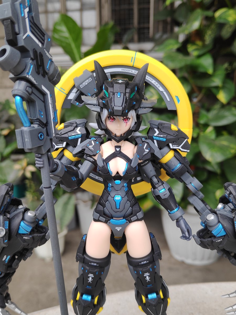 ZeroEdgeDaniel's tweet photo. Atk Girl Fenrir, aesthetically awesome but somewhat overcomplicated build😅
#御模道 #EasternModel #AtkGirl https://t.co/CkhmeZGdcN