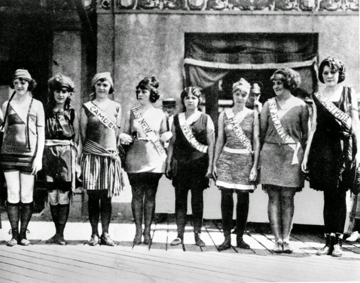 Primer concurso de Miss América. Año 1921.