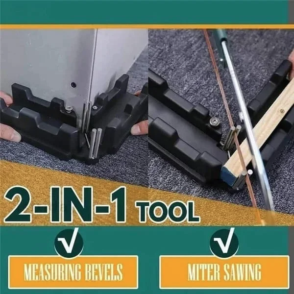 ModiLuCo's tweet image. Measuring and sawing mitre angles usually requires two separate tools and cannot be done in one go.
👉modilu.co/product/measur…