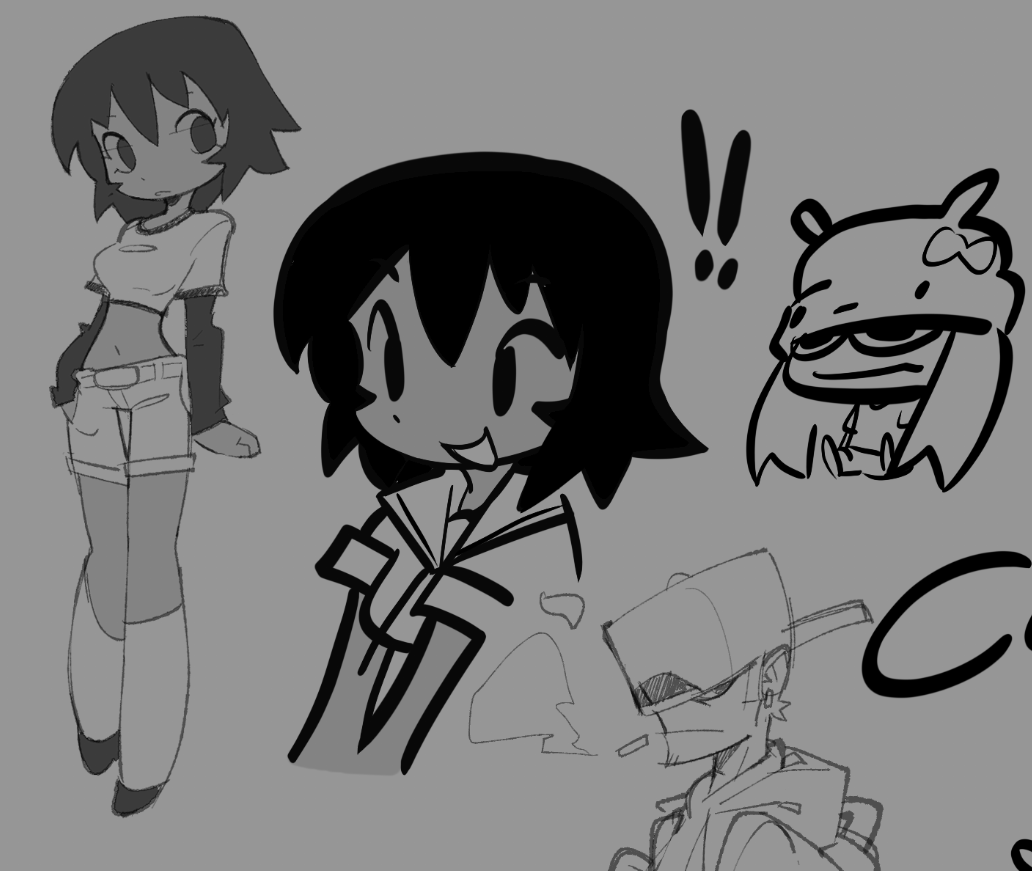 did lots of doodling today, here's a couple of them :P 