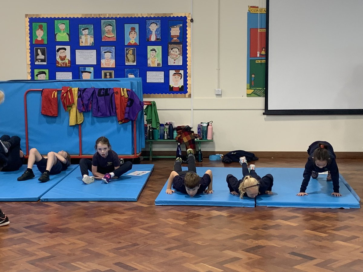 Super fitness fun in Helford Class showing resilience and stamina in PE whilst understanding the changes in our bodies when we exercise <a href="/kernow_learning/">Kernow Learning Multi Academy Trust</a>