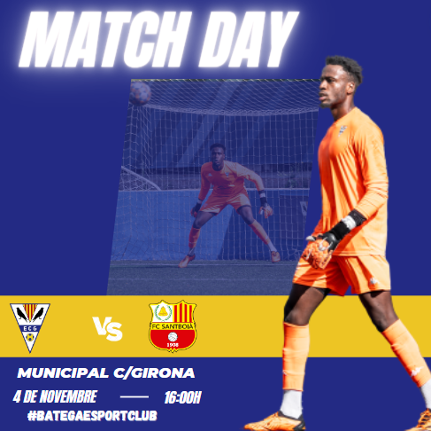 ÉS DIA DE PARTIT⚽️

El primer equip buscarà la segona victòria consecutiva a #LligaElit aquesta tarda al C/Girona. 

⌚️16:00
🆚 <a href="/FClubSantboia/">Futbol Club Santboià</a> 
🎟️ Lliure futbol base + dos acompanyants i socis. 
🎟️ 5€ socis visitants
🎟️ 8€ general 

Fins al final equip!  A per la
