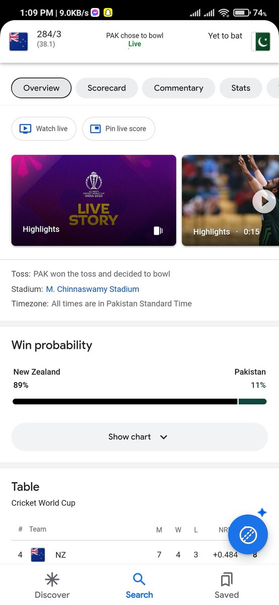 what is this Google #PAKvsNZ