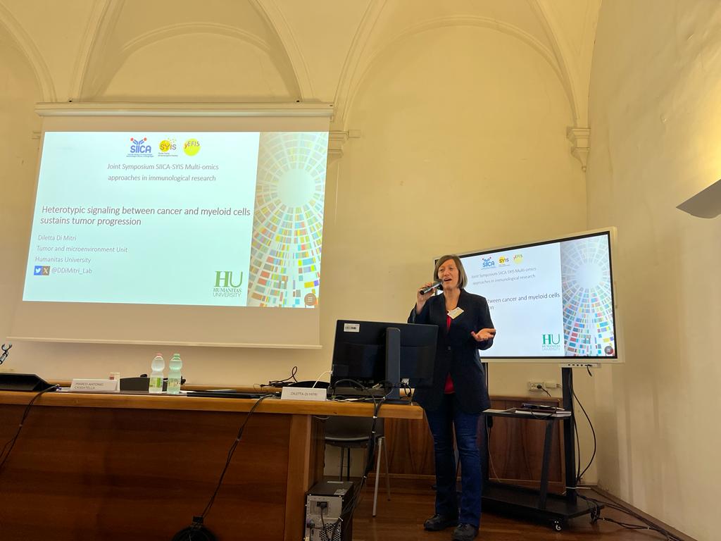 SIICA Immunologia (@siicai) on Twitter photo Let's discuss cutting edge findings on the role of myeloid cells in cancer with <a href="/DDiMitri_Lab/">Diletta Di Mitri</a> at the first Joint Symposium <a href="/SiicaI/">SIICA Immunologia</a> <a href="/syis_ecr/">Swiss Young Immunologists Society (SYIS)</a> .
#jointsiicasyis <a href="/EFIS_Immunology/">EFIS</a> <a href="/y_efis/">yEFIS</a> Let's discuss cutting edge findings on the role of myeloid cells in cancer with <a href="/DDiMitri_Lab/">Diletta Di Mitri</a> at the first Joint Symposium <a href="/SiicaI/">SIICA Immunologia</a> <a href="/syis_ecr/">Swiss Young Immunologists Society (SYIS)</a> .
#jointsiicasyis <a href="/EFIS_Immunology/">EFIS</a> <a href="/y_efis/">yEFIS</a>