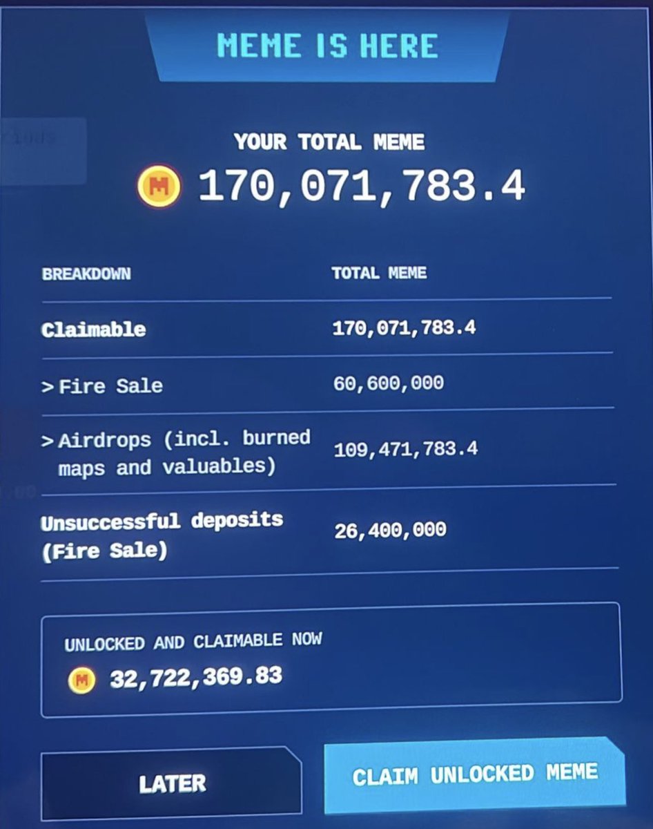 Claim $MEME Airdrop x.com/Memeladn/statu…