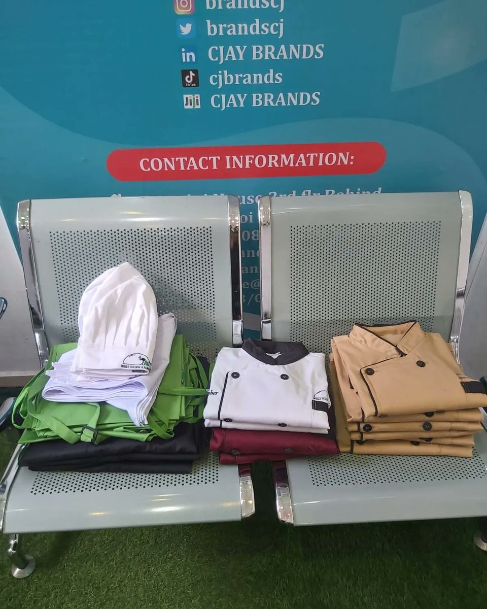 BrandsCj's tweet image. Customized #ChefUniforms #StaffUniforms for the hospitality industry..Available in all colours &amp;amp; sizes. We do countrywide deliveries within 24hrs. 
☎️ Call/Text/Whatsapp 0723828823
cjaybrands.co.ke